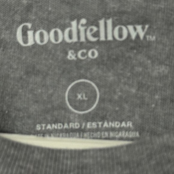 Goodfellow & Co Gray Short Sleeve Tee with Crew Neck - XL - Picture 4 of 5